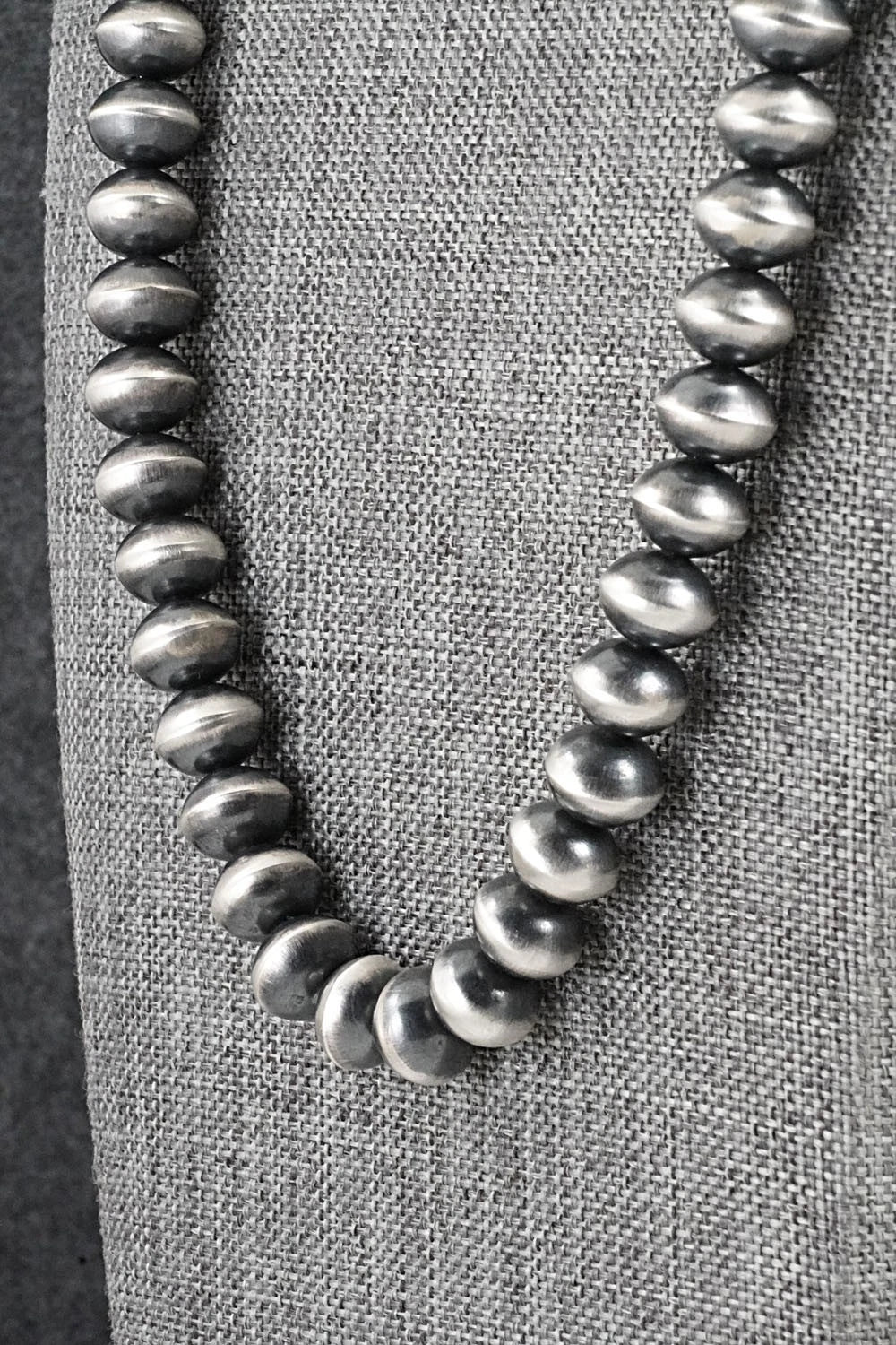 Sterling Silver Navajo Pearl Necklace 22" - Presley Haley