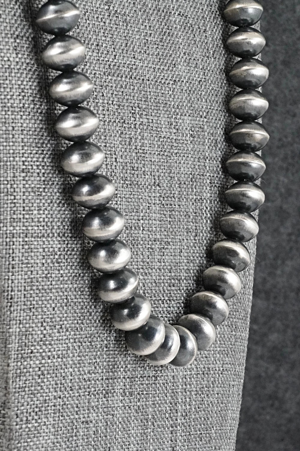 Sterling Silver Navajo Pearl Necklace 22" - Presley Haley