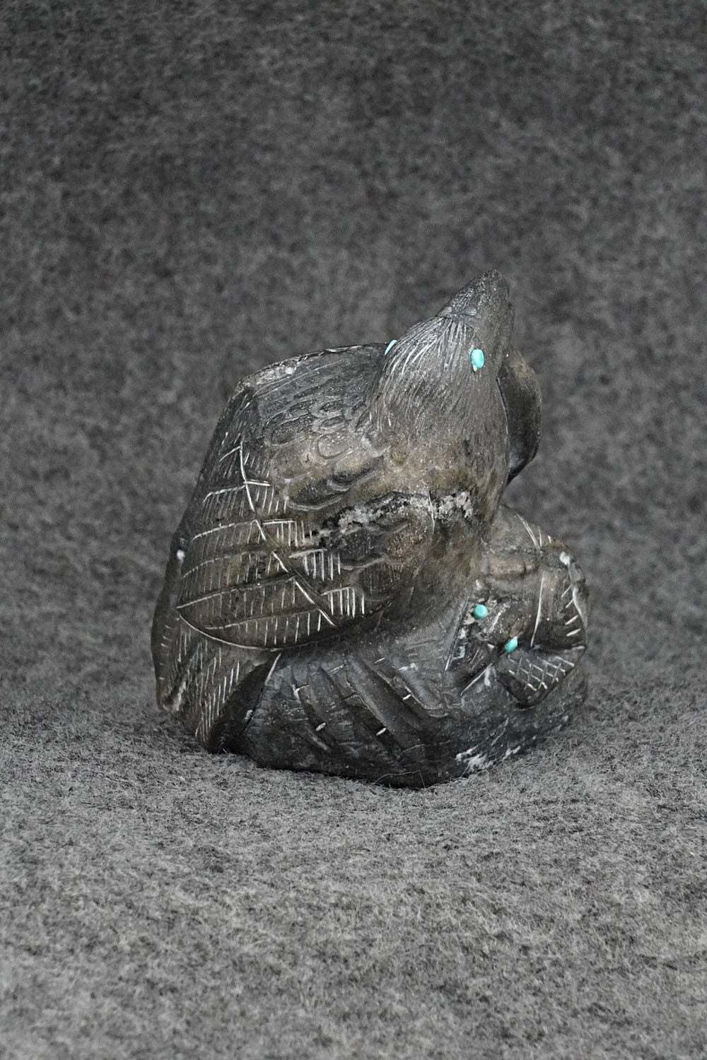Crow Zuni Fetish Carving - Derrick Kaamasee