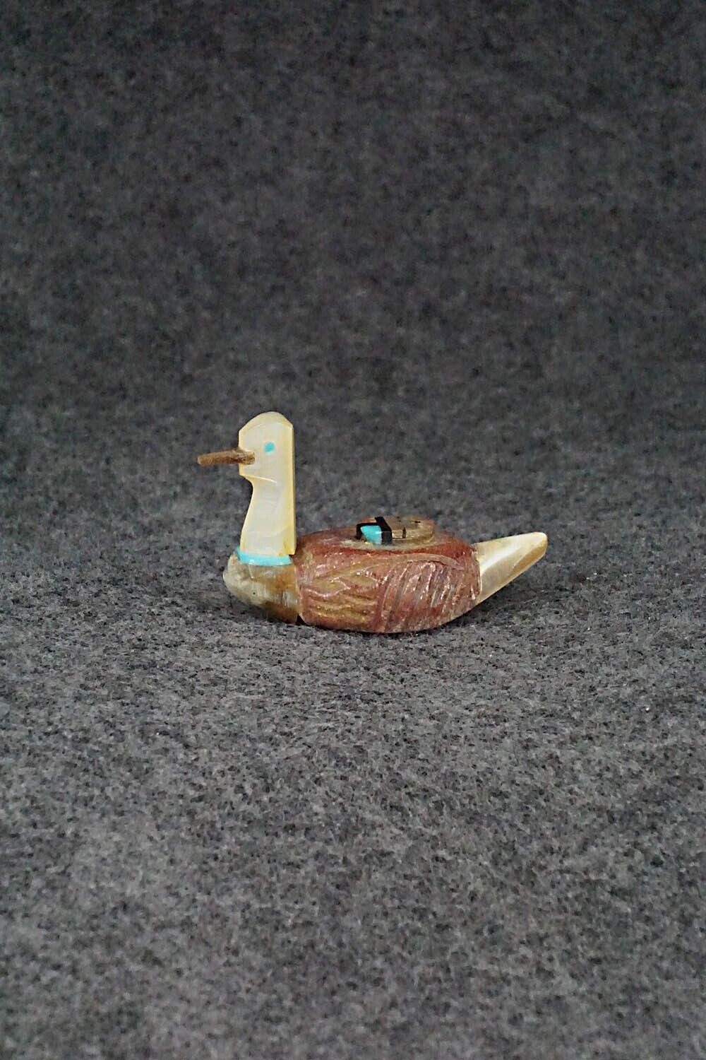 Duck Zuni Fetish Carving - Darrin Boone
