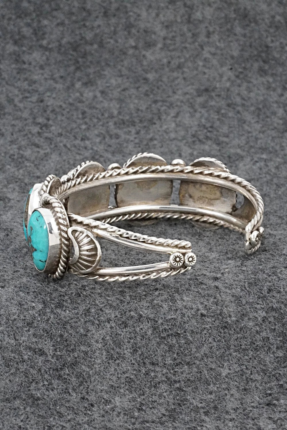 Turquoise & Sterling Silver Bracelet - Emerson Delgarito