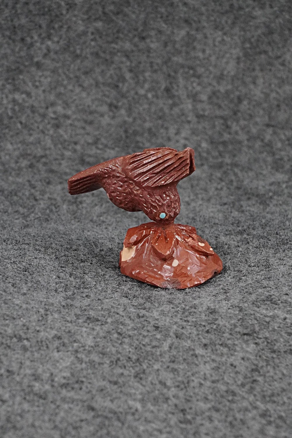 Hummingbird Zuni Fetish Carving - Molly Cheama