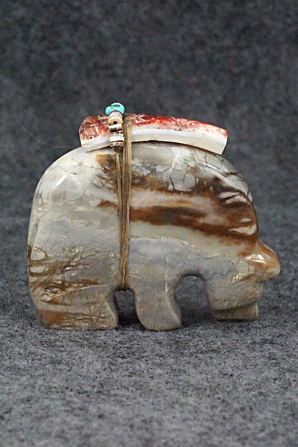Bear Zuni Fetish Carving - Danny Lonjose