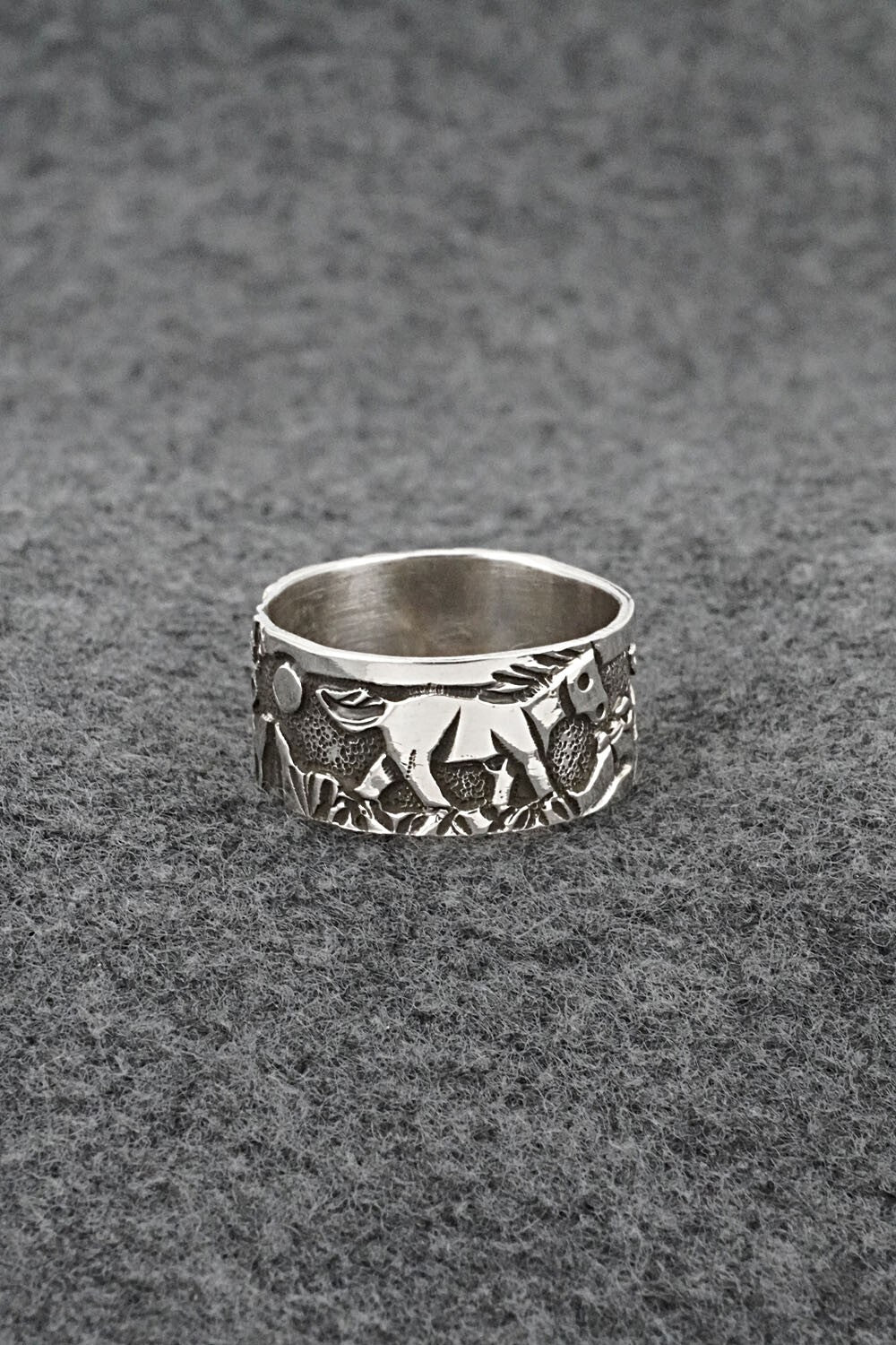 Sterling Silver Ring - Lloyd Becenti - Size 9.5