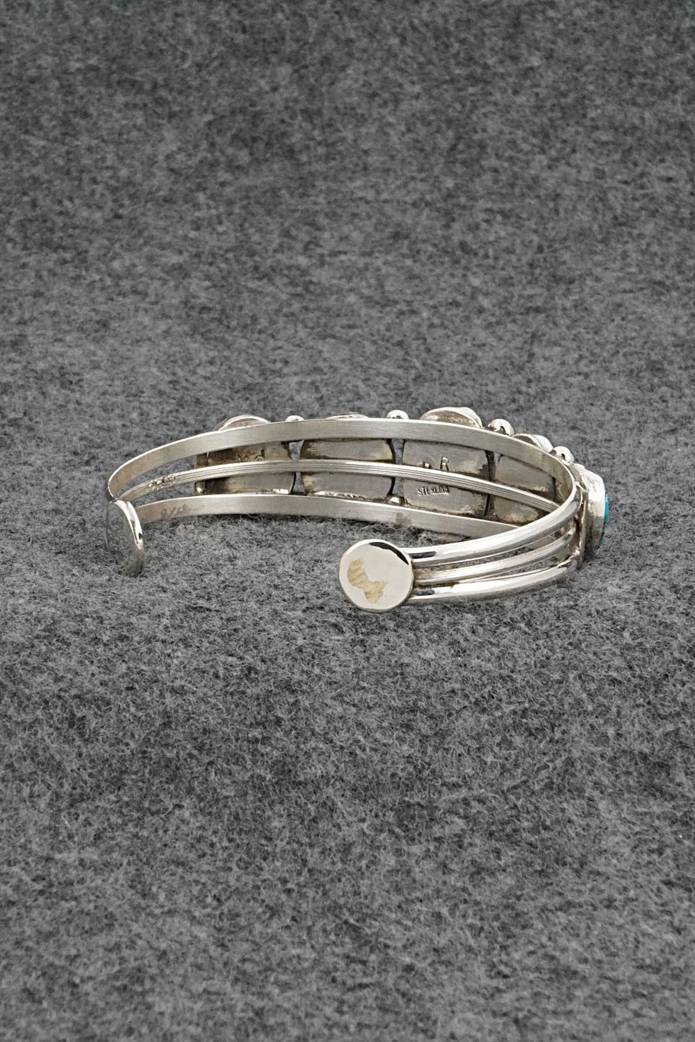 Turquoise & Sterling Silver Bracelet - Priscilla Reeder
