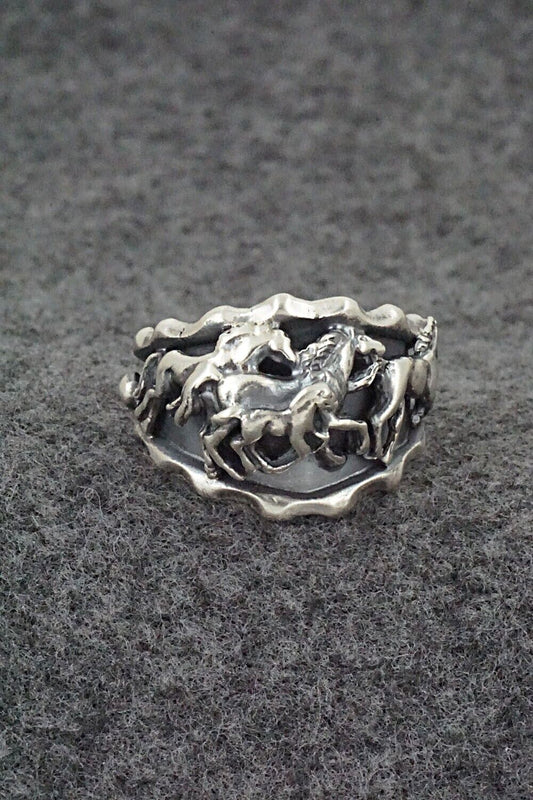 Sterling Silver Ring - Genevieve Francisco - Size 10.5