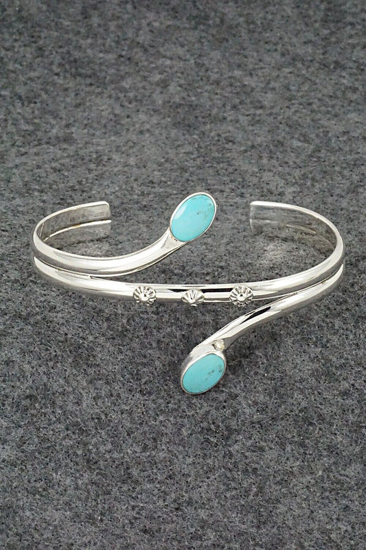 Turquoise & Sterling Silver Bracelet - Thomas Yazzie
