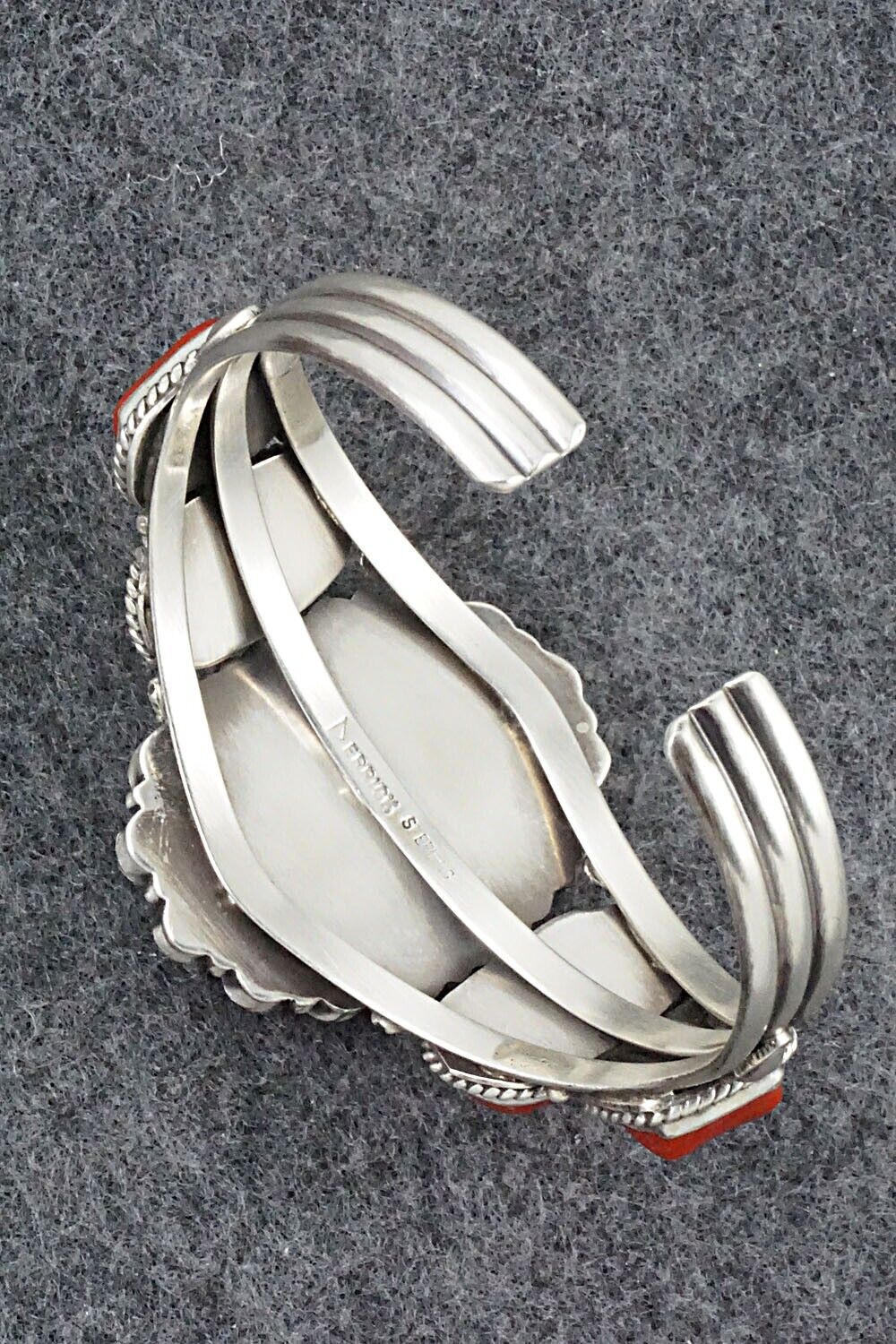 Coral & Sterling Silver Bracelet - Derrick Gordon