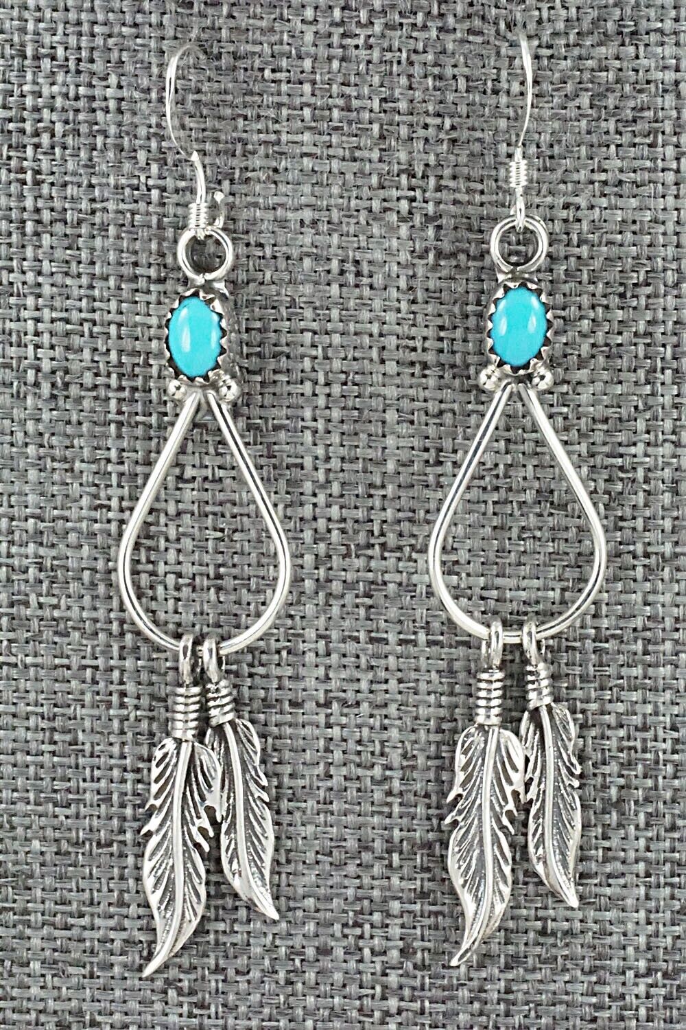 Turquoise & Sterling Silver Earrings - Sadie Jim