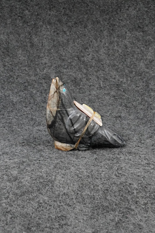 Bird Zuni Fetish Carving - Delvin Leekya