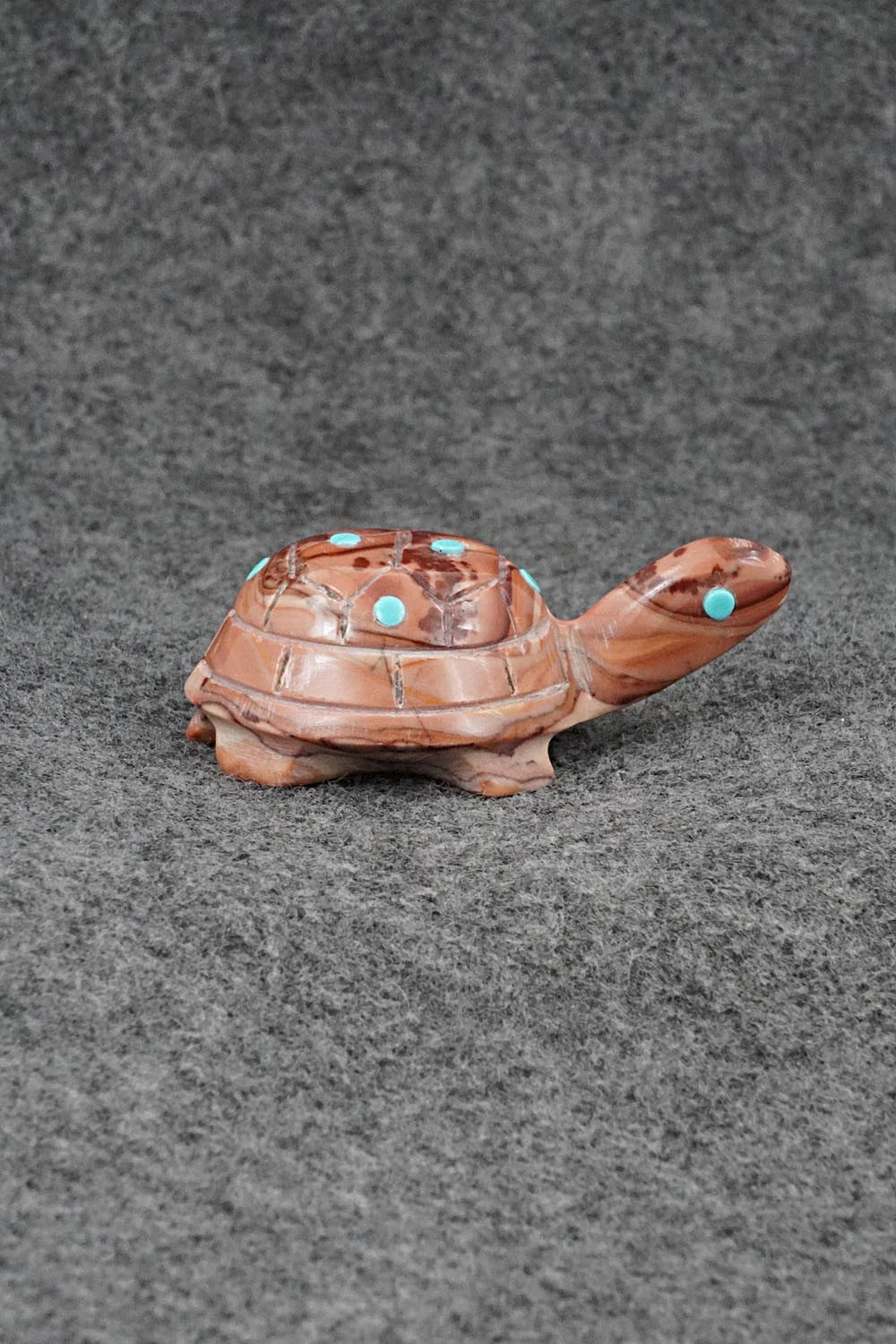 Turtle Zuni Fetish Carving - Ronnie Lunasee