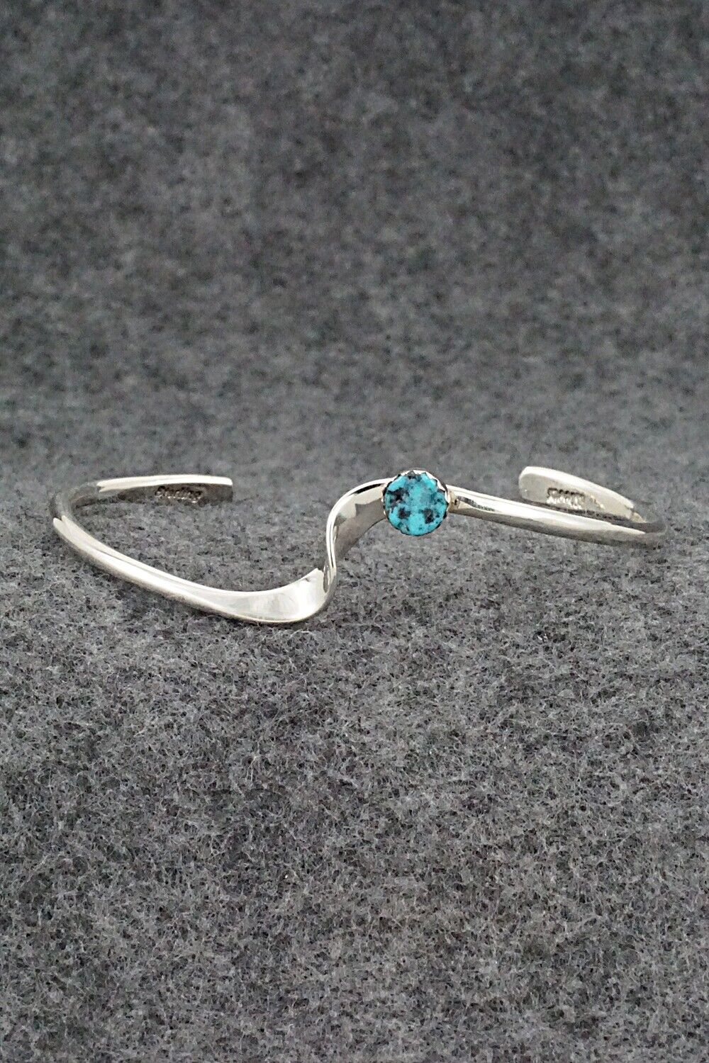 Turquoise & Sterling Silver Bracelet - Yolanda Skeets