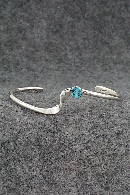 Turquoise & Sterling Silver Bracelet - Yolanda Skeets