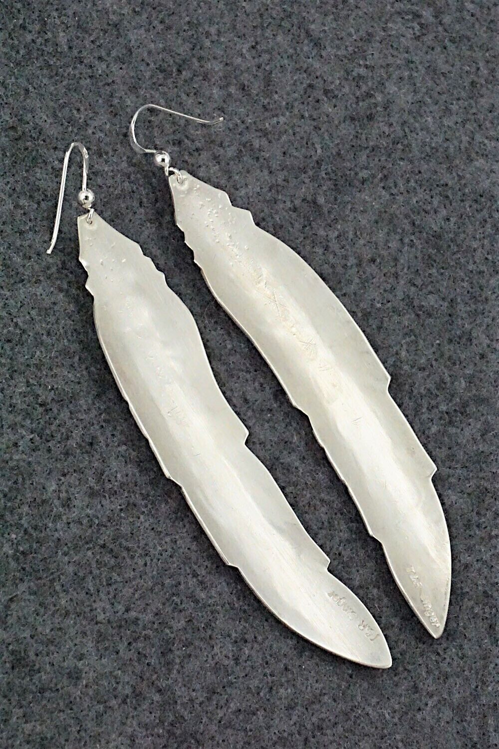Turquoise & Sterling Silver Earrings - Rosita Singer