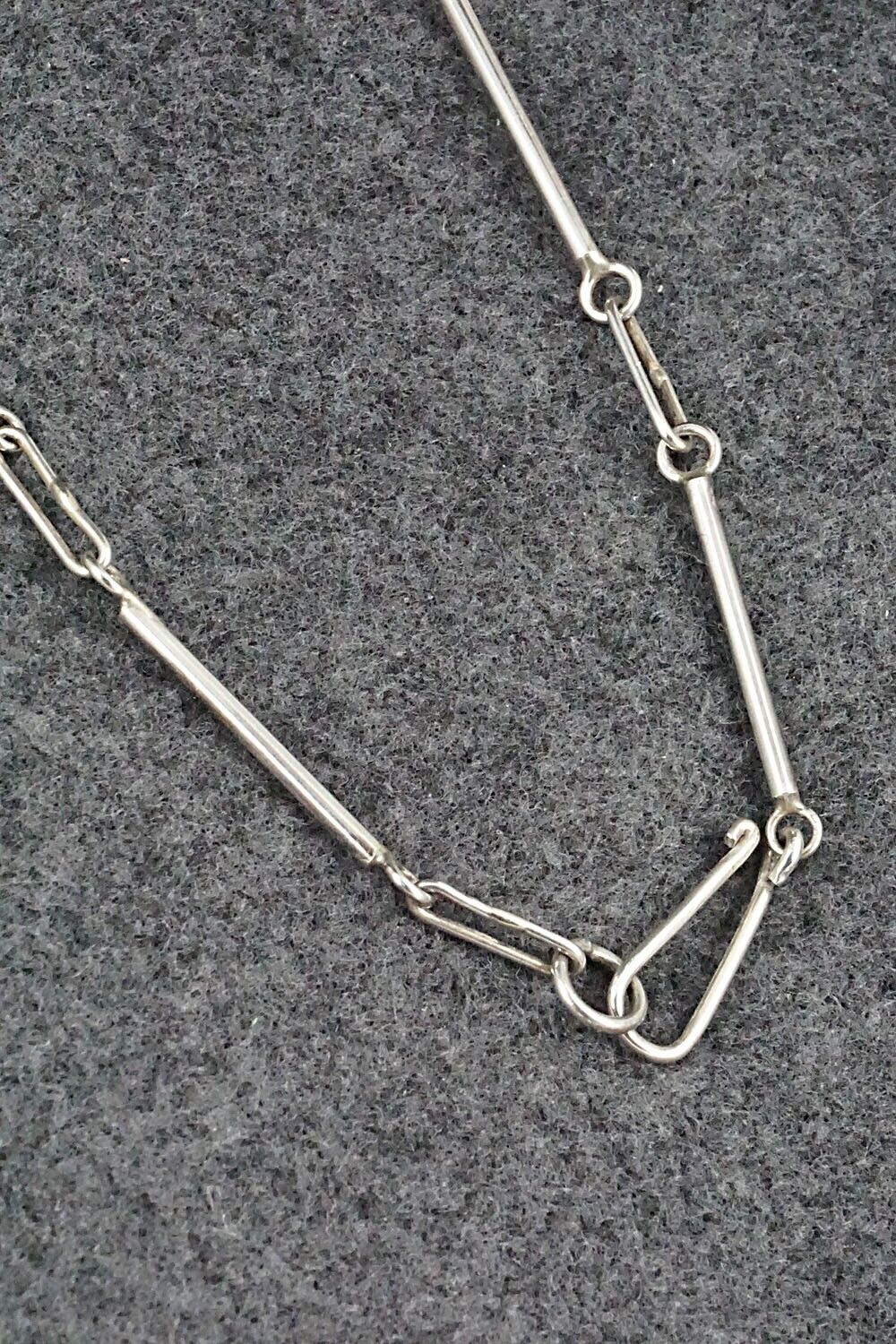 Spiny Oyster & Sterling Silver Necklace - Harold Smith