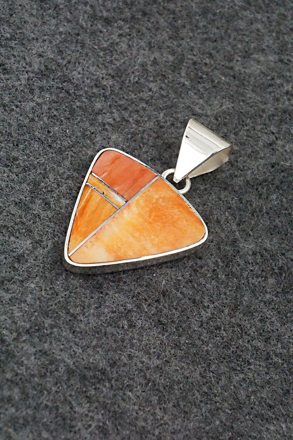 Spiny Oyster & Sterling Silver Pendant - Harold Smith