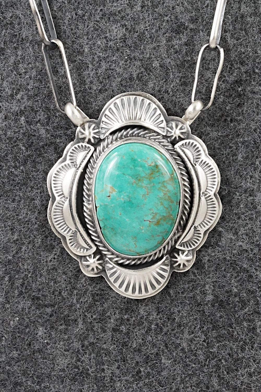 Turquoise & Sterling Silver Necklace - Randy Boyd