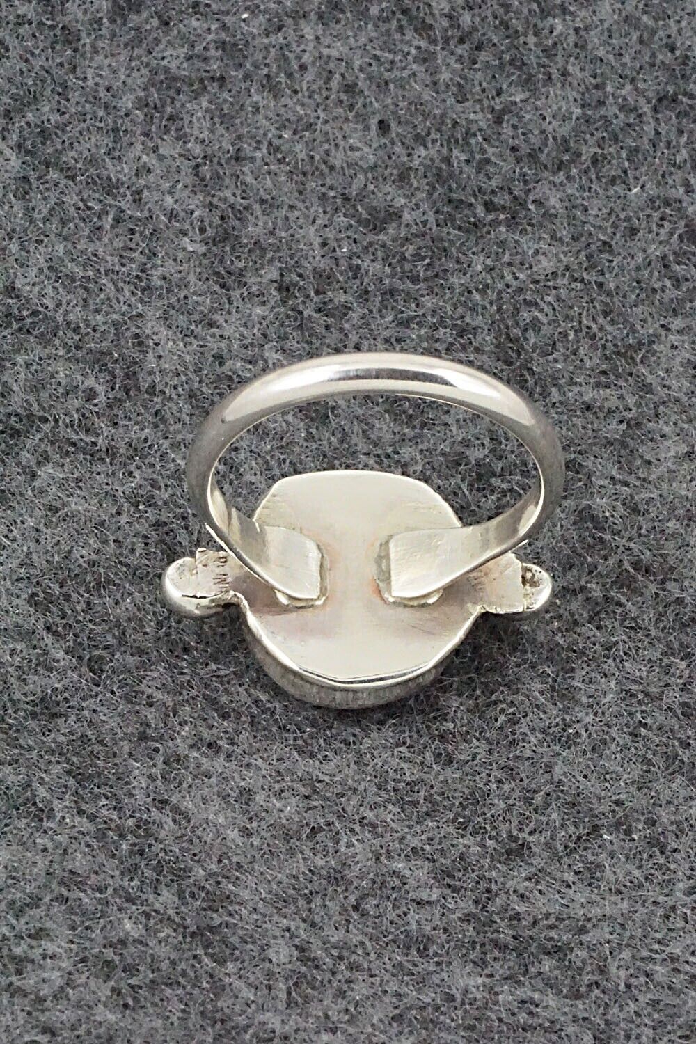 Turquoise & Sterling Silver Ring - Priscilla Reeder - Size 7.75