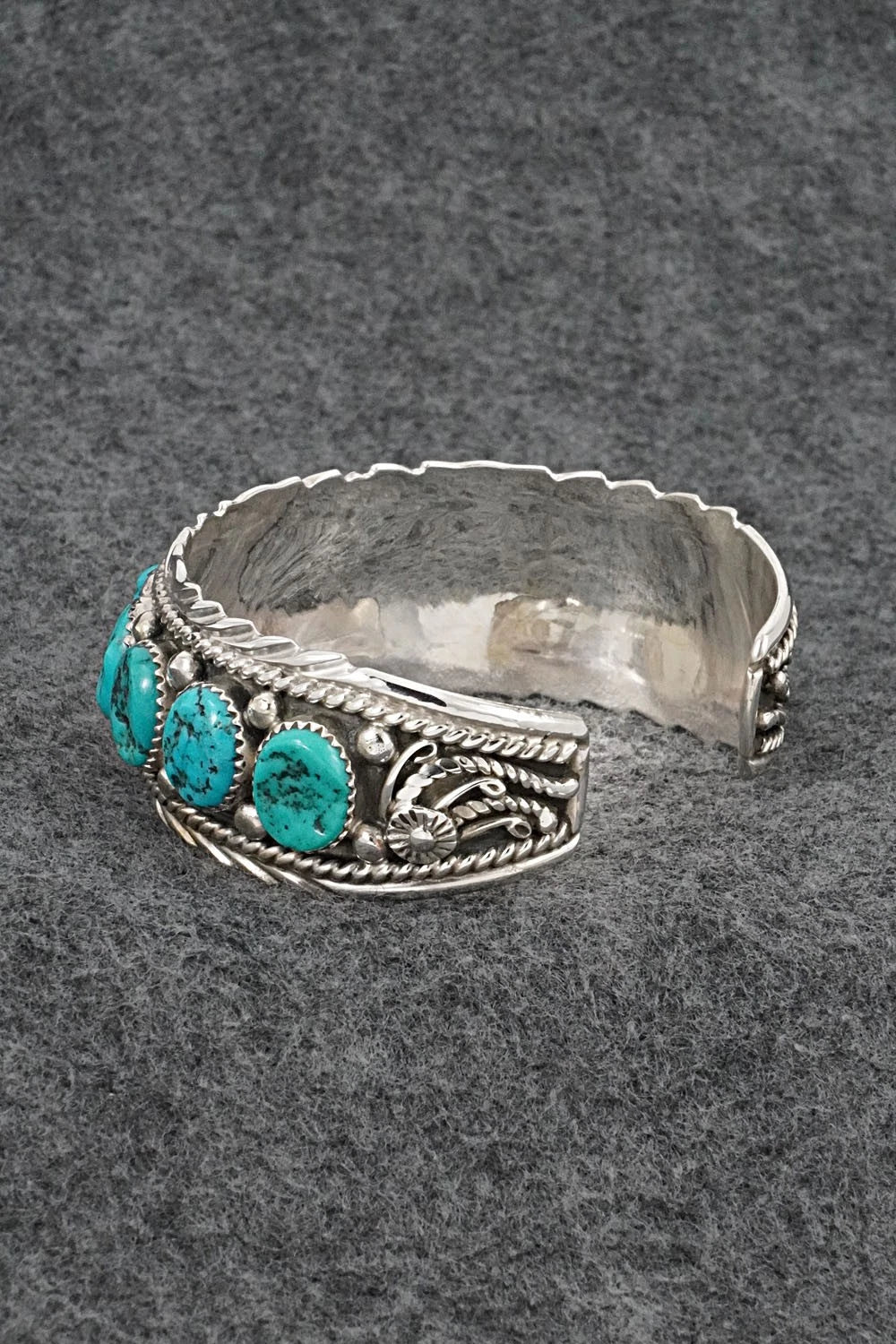 Turquoise & Sterling Silver Bracelet - Martin Muskett