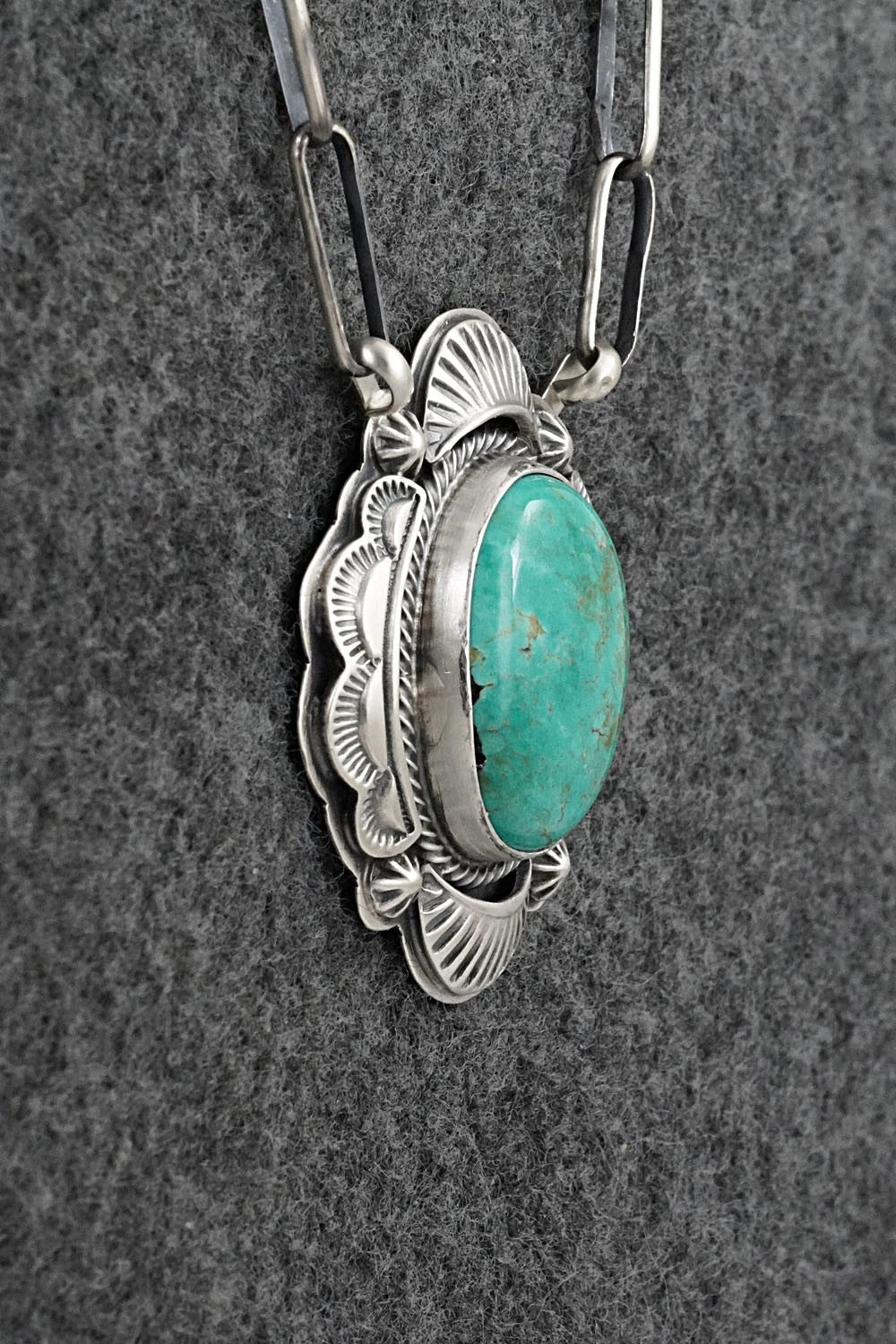 Turquoise & Sterling Silver Necklace - Randy Boyd