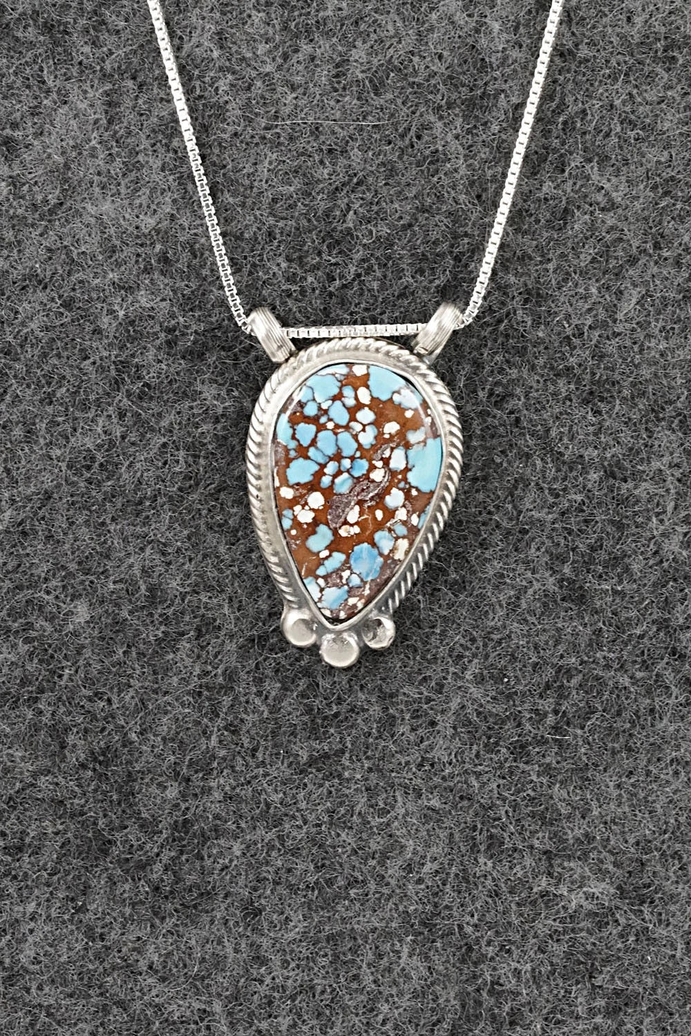 Turquoise & Sterling Silver Necklace - Sharon McCarthy