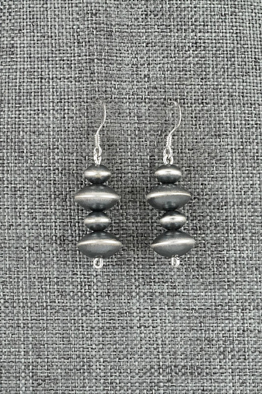 Sterling Silver Navajo Pearl Earrings - Preston Haley