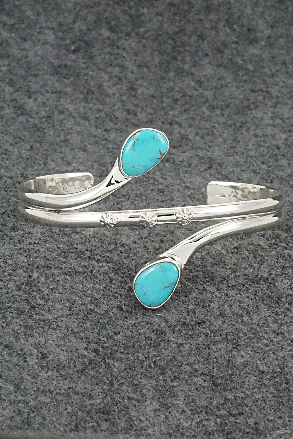 Turquoise & Sterling Silver Bracelet - Thomas Yazzie