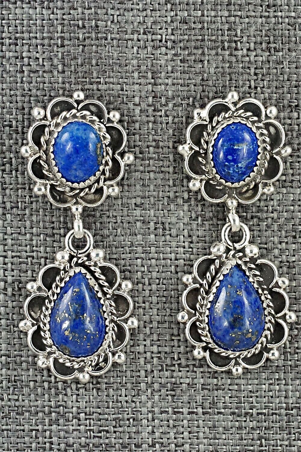 Lapis & Sterling Silver Earrings - Maritta Martinez