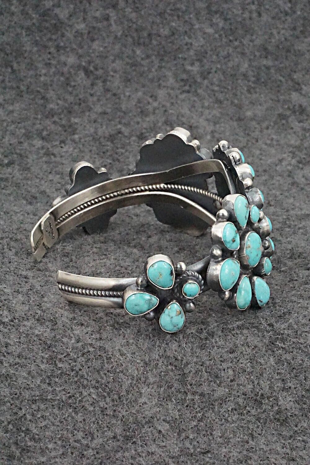 Turquoise & Sterling Silver Bracelet - Devin Brown