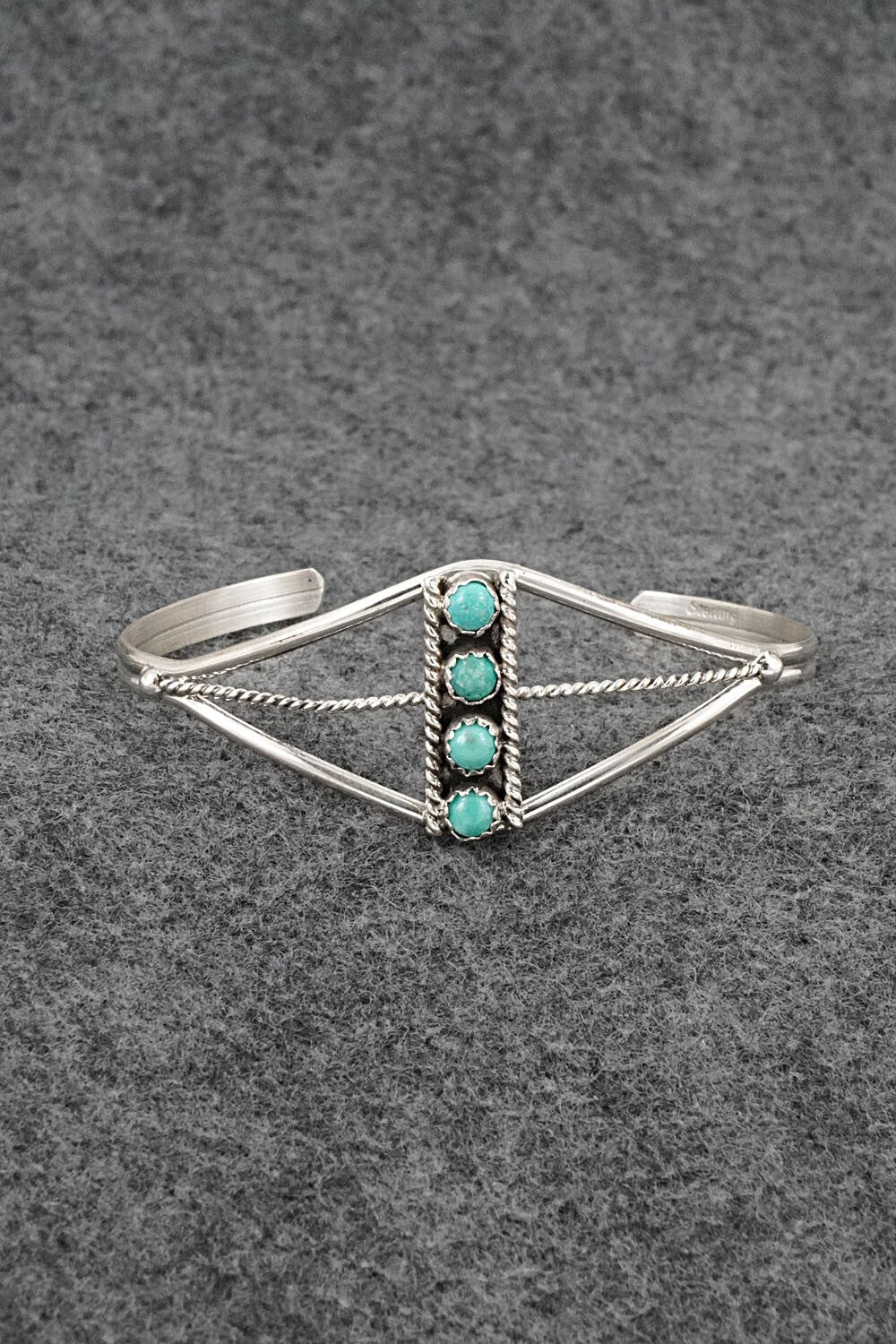 Turquoise & Sterling Silver Bracelet - Janice Spencer