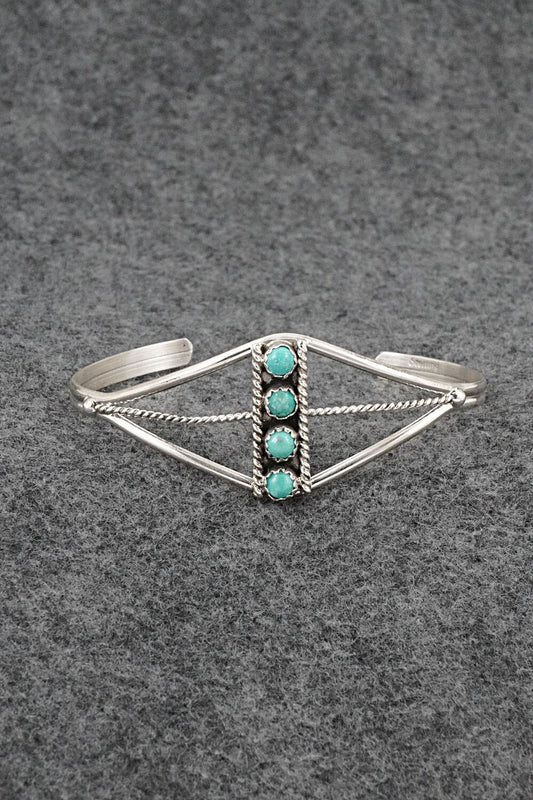 Turquoise & Sterling Silver Bracelet - Janice Spencer
