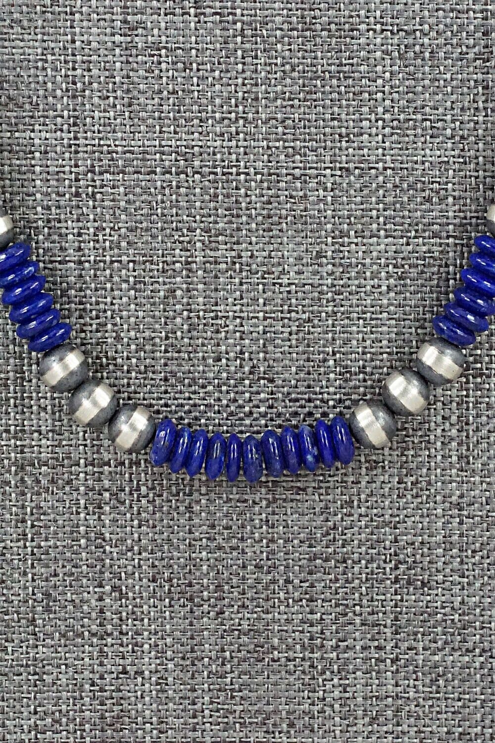 Lapis & Sterling Silver Necklace - Doreen Jake