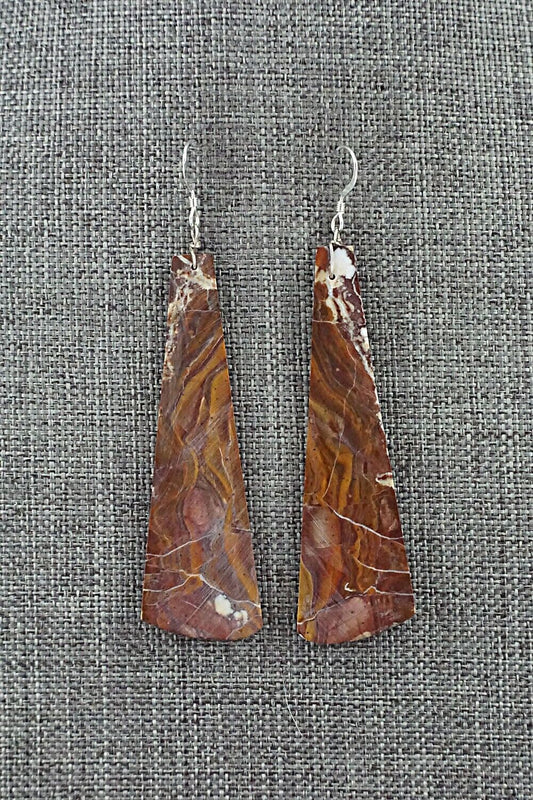 Wild Horse & Sterling Silver Earrings - Francis Garcia
