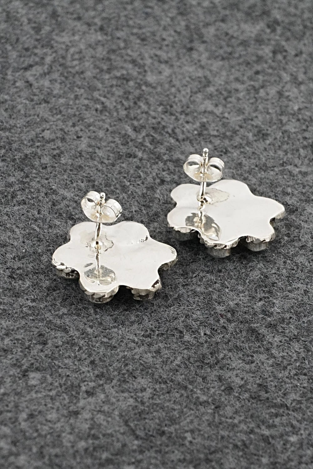 Opalite & Sterling Silver Earrings - Carol Lateyice