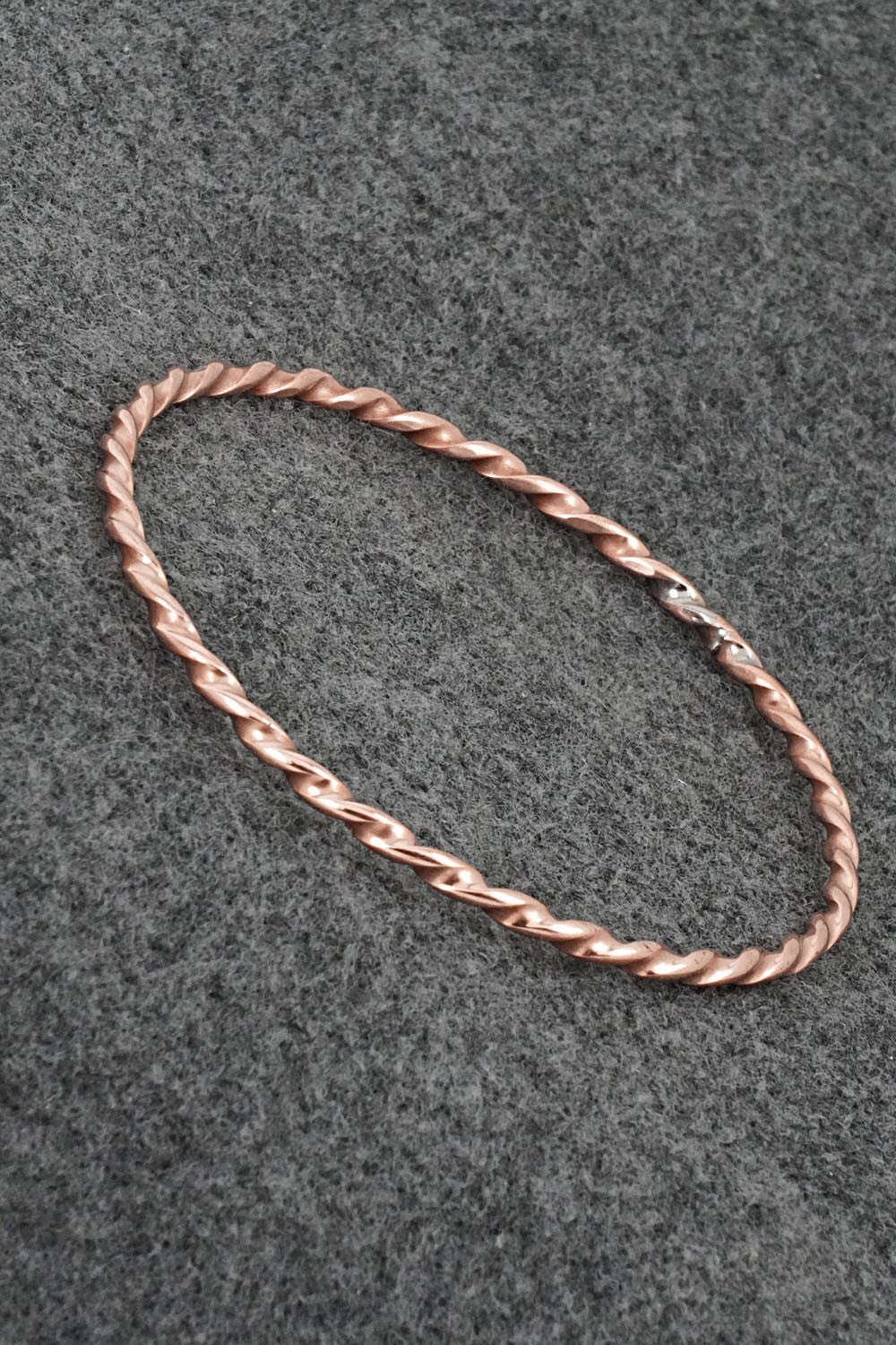 Copper Bangle Bracelet - Elaine Tahe