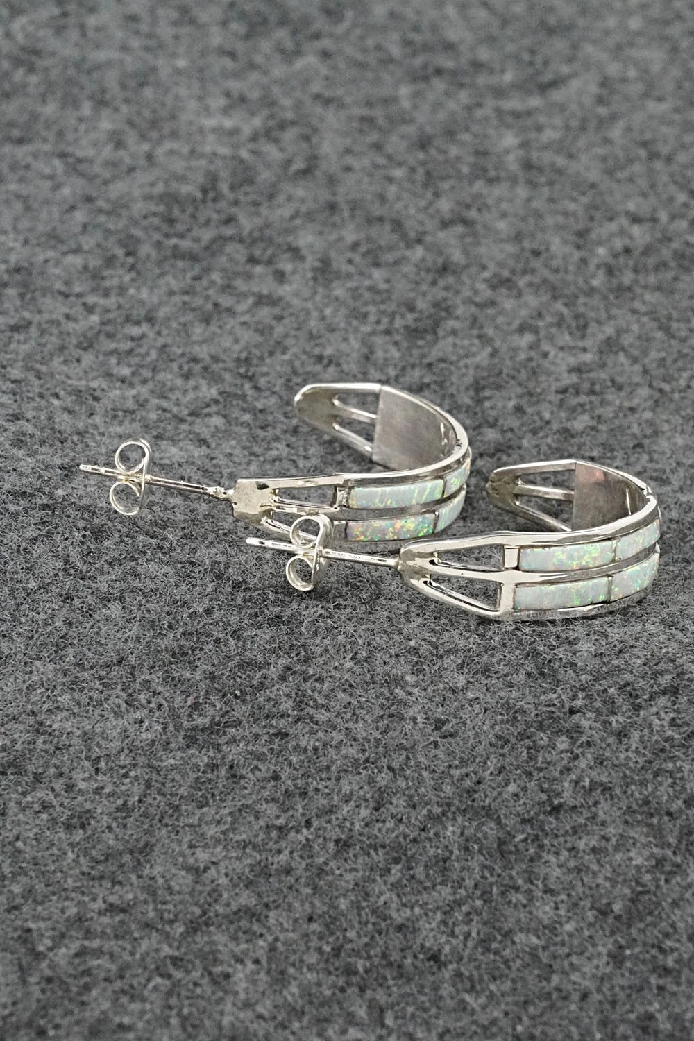 Opalite & Sterling Silver Earrings - Andrew Enrico