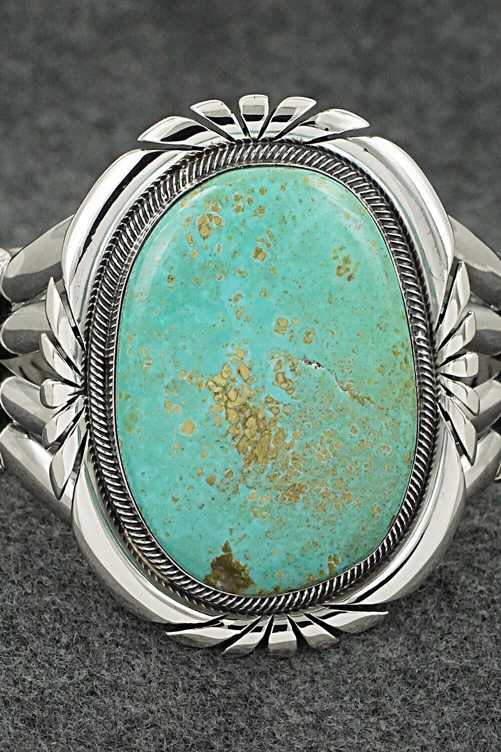 Turquoise & Sterling Silver Bracelet - Mark Yazzie