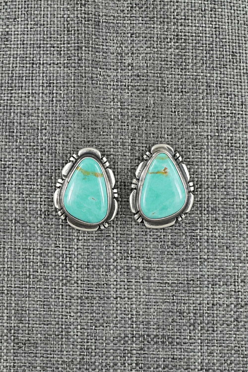 Turquoise & Sterling Silver Earrings - Thomas Francisco