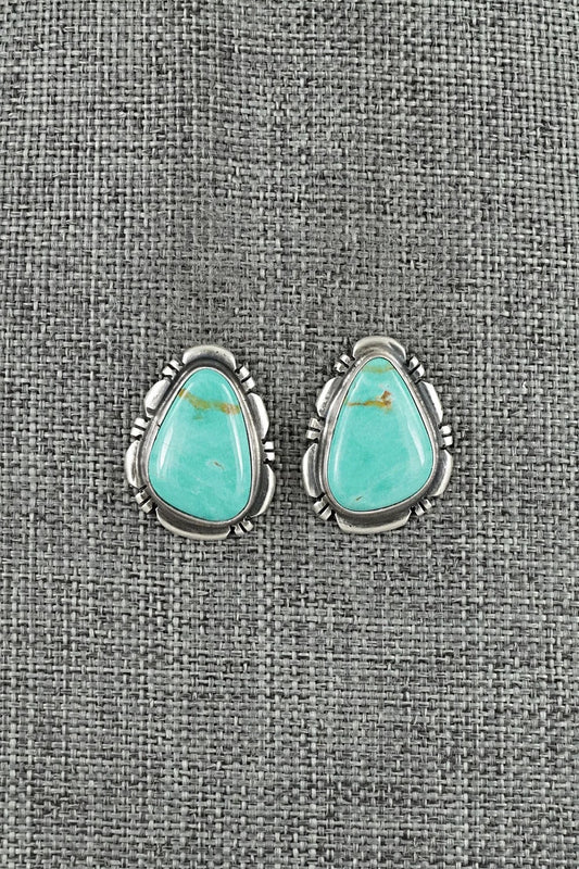 Turquoise & Sterling Silver Earrings - Thomas Francisco
