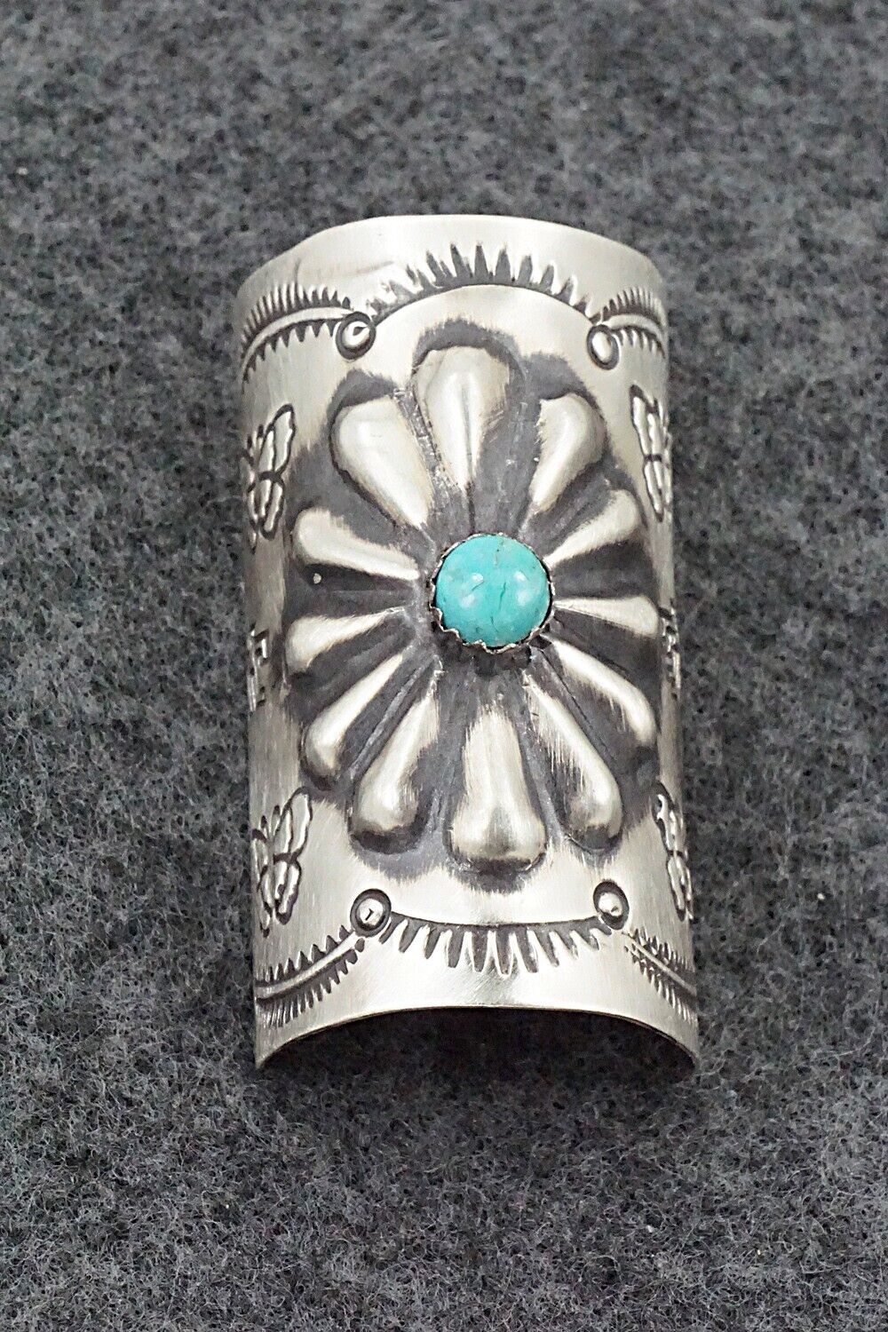 Turquoise & Sterling Silver Hair Pin - Arlene Soce