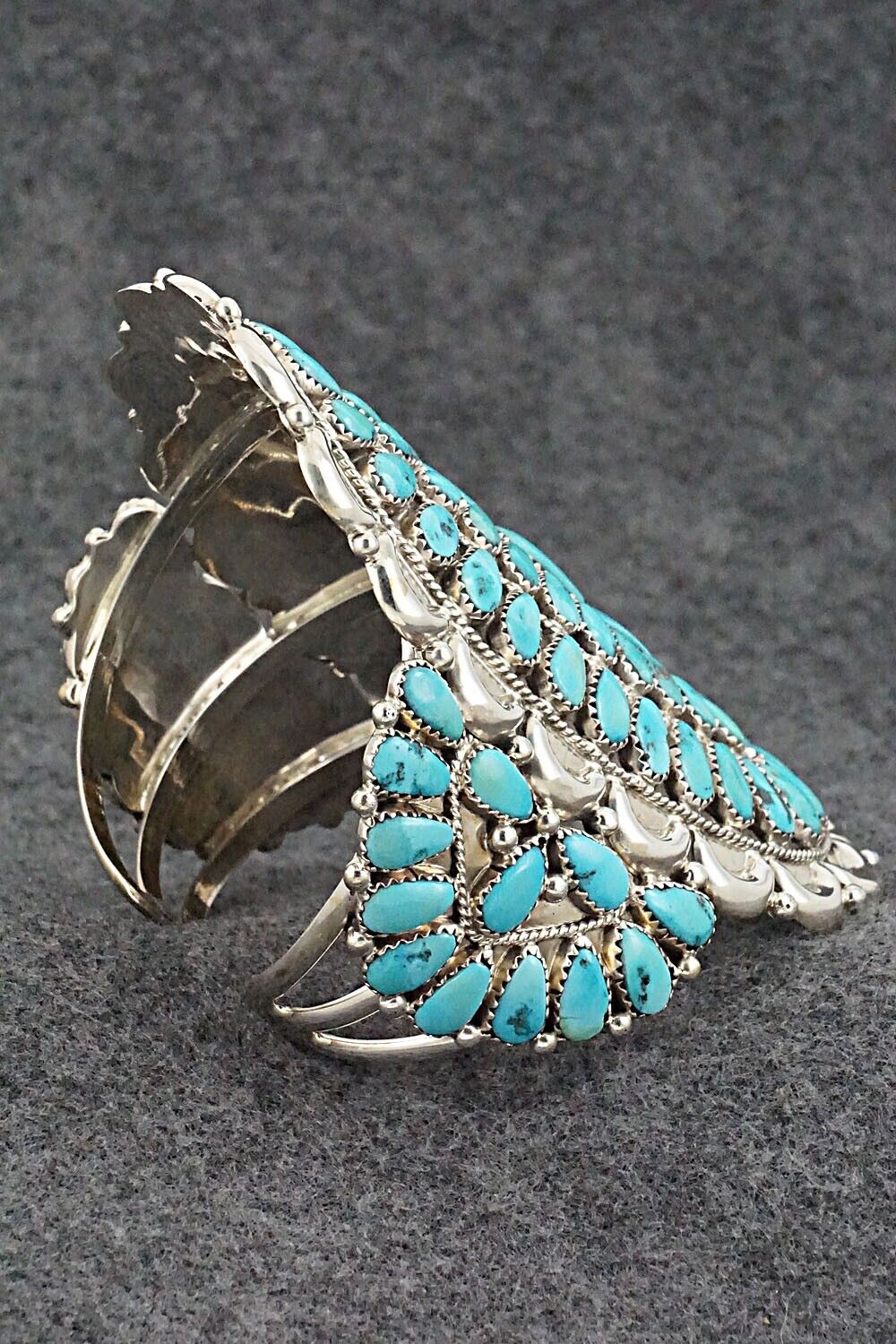 Turquoise & Sterling Silver Bracelet - Justin Wilson