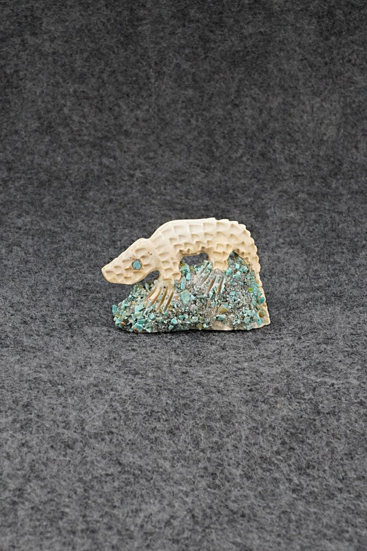 Lizard Zuni Fetish Carving - Jensen Charlie