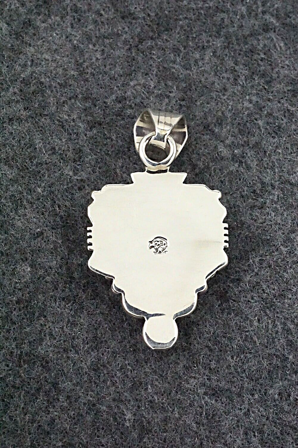 Onyx & Sterling Silver Pendant - Daniel Benally