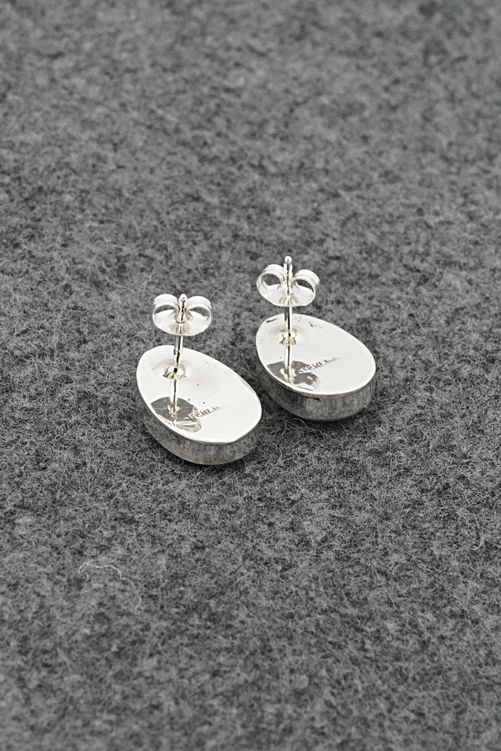 Turquoise & Sterling Silver Earrings - Rosemary Saunders
