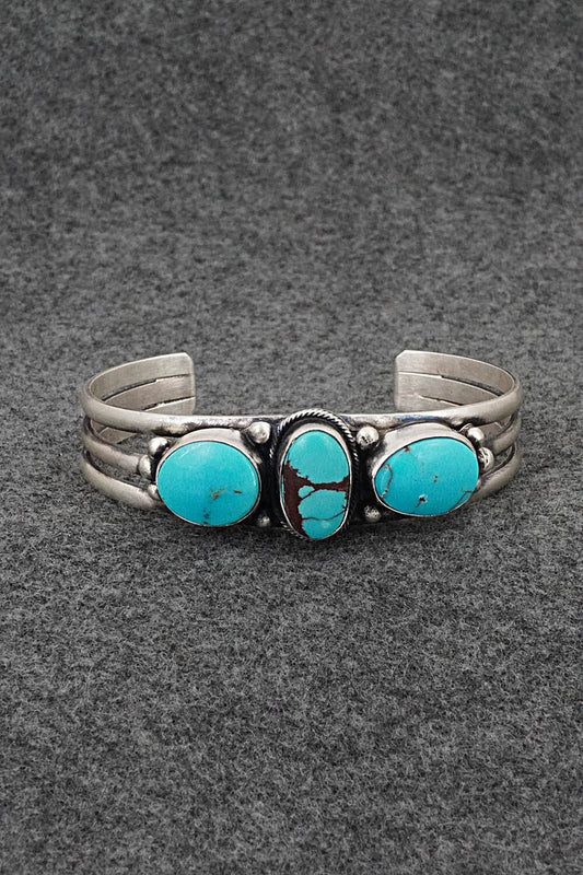 Turquoise & Sterling Silver Bracelet - Darrin Livingston