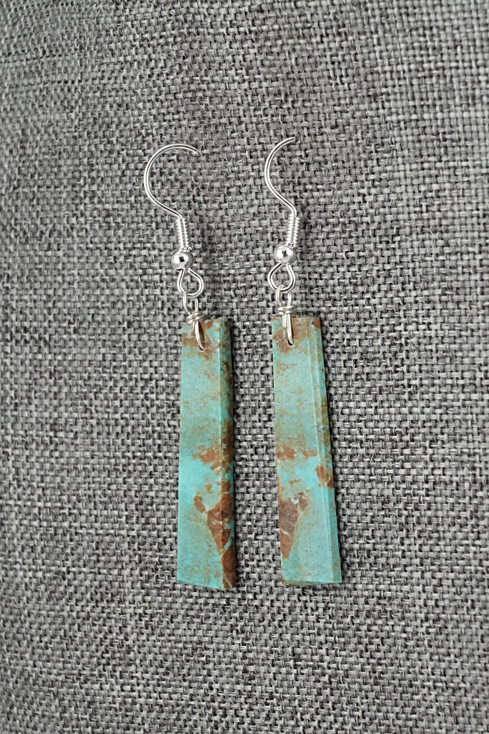 Turquoise & Sterling Silver Earrings - Tammy Nolcot