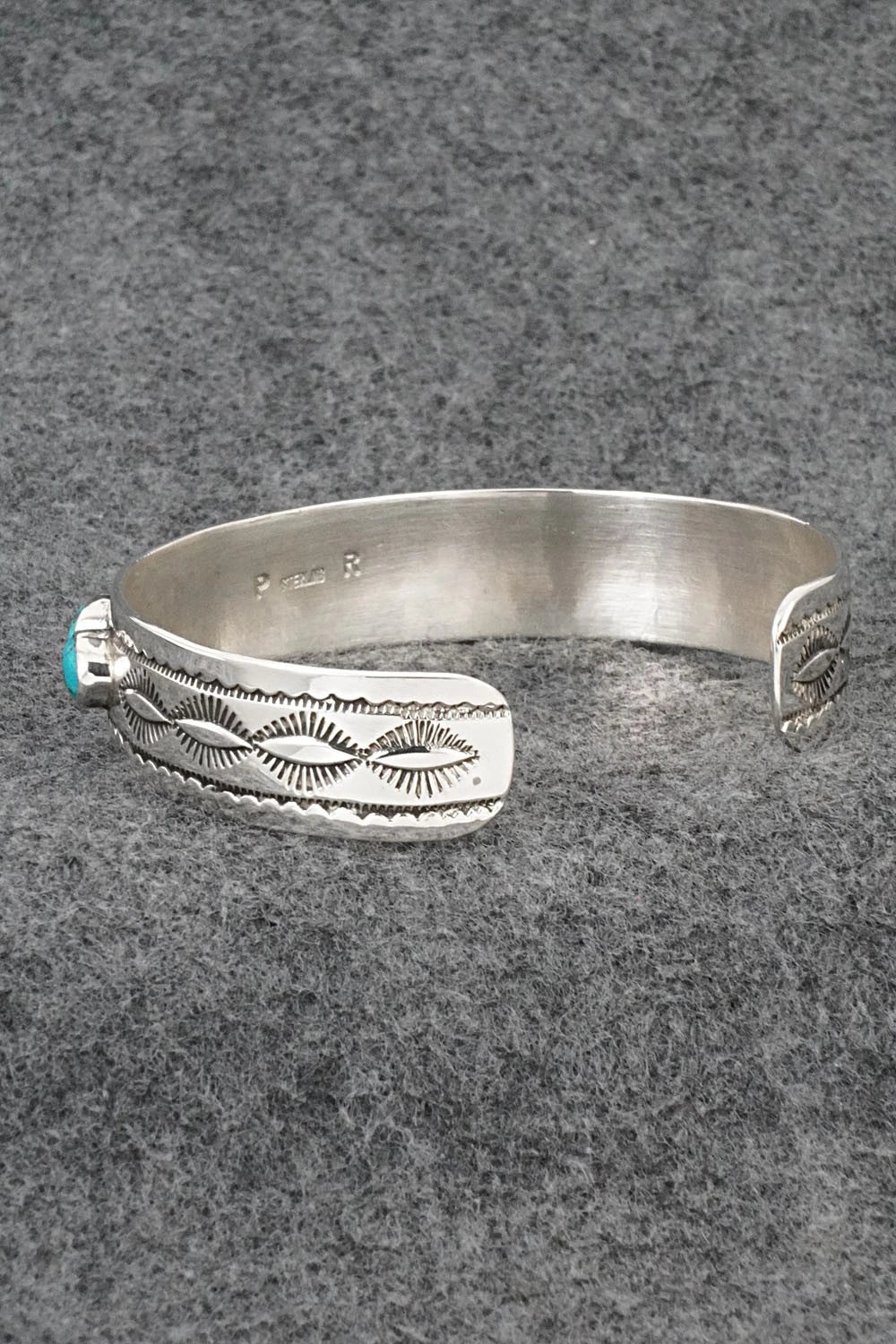 Turquoise & Sterling Silver Bracelet - Priscilla Reeder