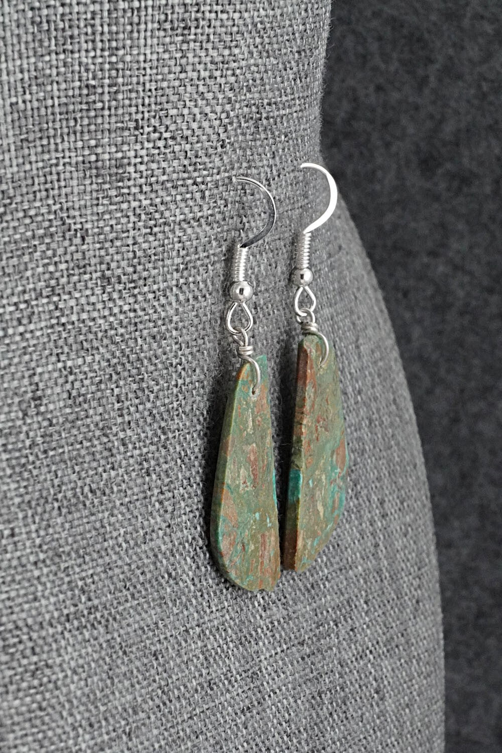 Turquoise & Sterling Silver Earrings - Tammy Nolcot