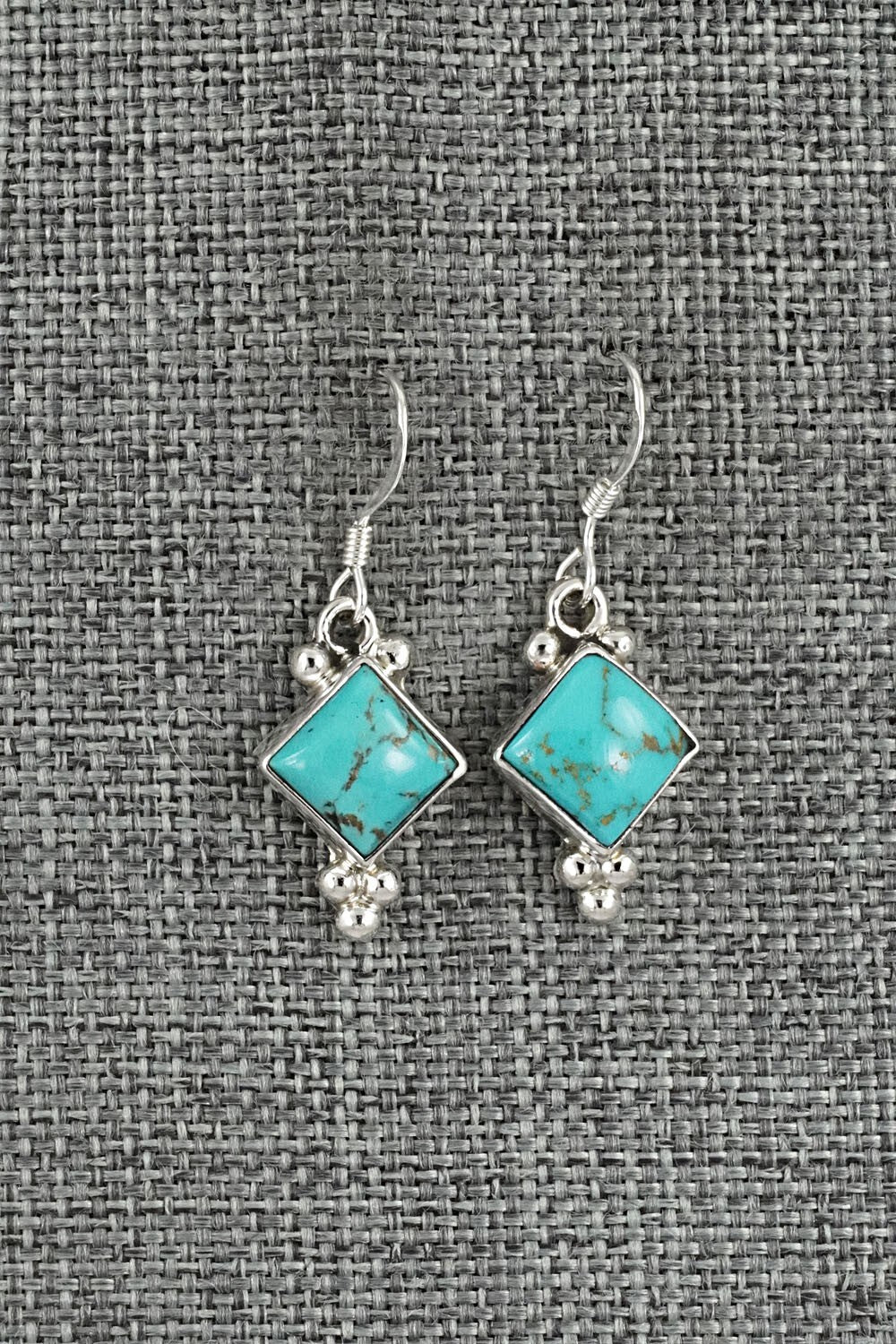 Turquoise & Sterling Silver Earrings - Sharon McCarthy