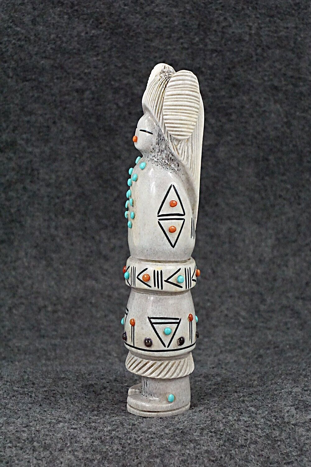 Corn Maiden Zuni Fetish Carving - Claudia Peina